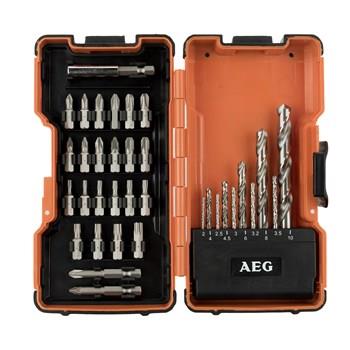 مجموعه 35 عددی سری پیچ گوشتی و مته آاگ مدل 352249 AEG 352249 Bit Set And Drill Bit 35 PCS